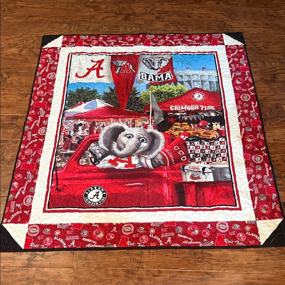 🏈🐘❤️Alabama Crimson Tide Quilt🏈🐘❤️